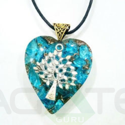 Turqoish Orgone Pendent Heart Shape Pendent