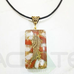 Orgone Pendent Rectngle Shape Yoga Necklace