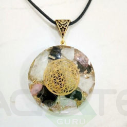 Orgonite Disc Pendent Resin Pendent