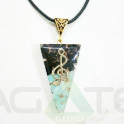 Fancy Orgone Pendent Natural Stone Necklace