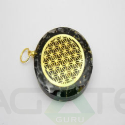 Black Tourmuline Orgonite Pendent Resin Pendent