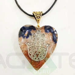 Fancy Orgonite Pendent Natural Stone Necklace