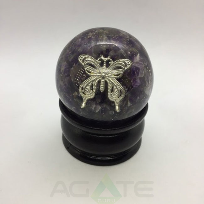 Latest Best Quality Amethyst Orgone Sphere