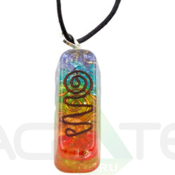 Copper Wire Long Orgone Chakra Pendent