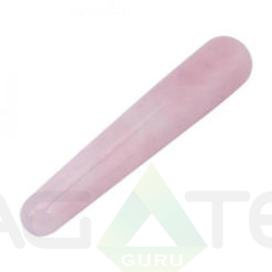 Rose Quartz GemStone Smoodh massage wands