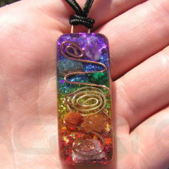 Orgonite Copper Wire Wraape Chaka Pendent