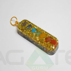 Orgone Pendent with Chakra Chips