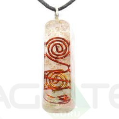 Orgone Pendent Crystal Chips Long Pendent