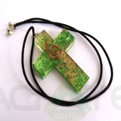 Orgone Green Cross Pendent