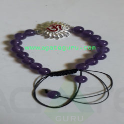Amethyst-Crystal-Beads-Sun-Charm-Bracelet