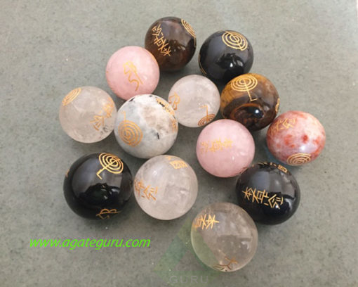 Assorted-Engrave-Usai-Reiki-Set-Spheres