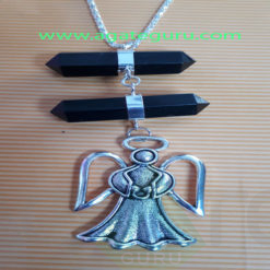 Black-Crystal-Long-Pendent-With-Metal-FAiry