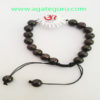 Garnet-Natural-Beads-Handmade-Ohm-Sun-Charm-Bracelet