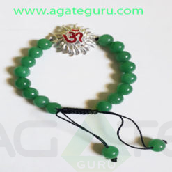 Handmade-Green-Jade-Om-Bracelet