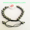 Hemetite-Gemstone-Beads-Om-Bracelet
