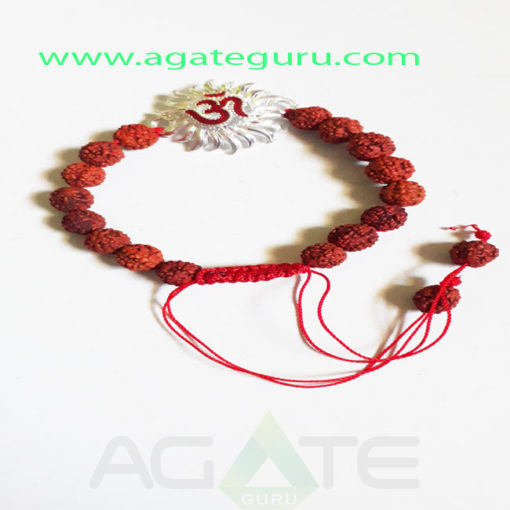 Om-With-Sun-Charm-Rudraksh-Bracelet