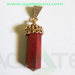 Red-JEsper-Gemstone-Pencil-Cap-Pendent
