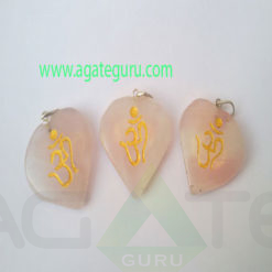 Rose-Quartz-Engrave-Om-Heart-Pendant