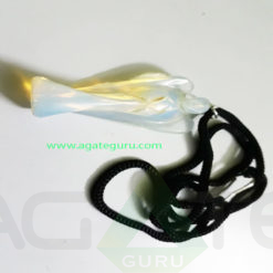 Selenite-Angel-Fenct-Healing-Pendent