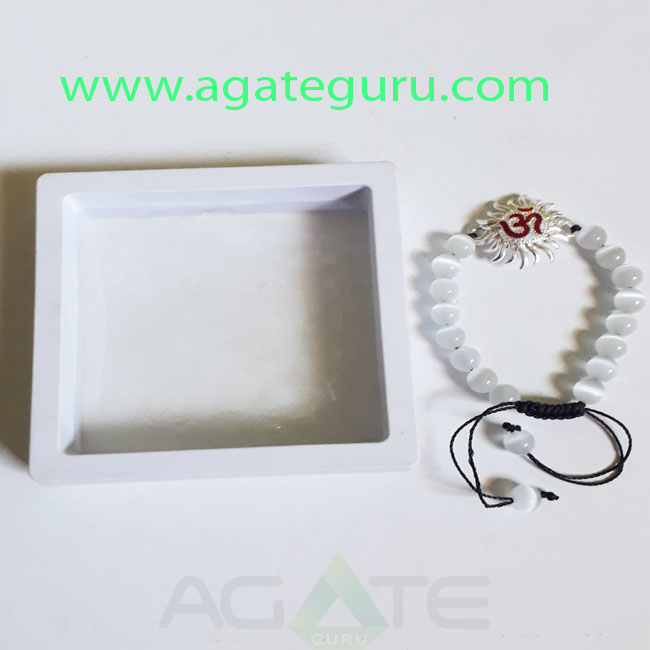 Selenite-Natural-Beads-Bracelet-With-Gift-Box