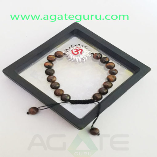 Tiger-eye-Beads-Hand-Made-Bracelet-With-Gift-Box