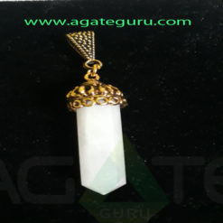 White-King-agate-Fency-Pencil-Pendent