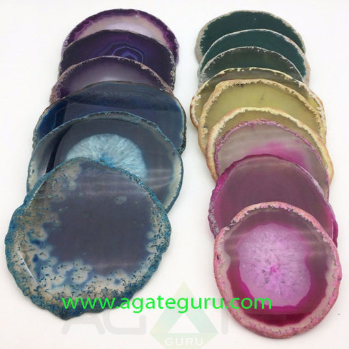 Wholesale-slate-coaster-slices-natural-stone-agate