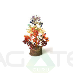 Mix Chakra Gemstone Chips Small Tree