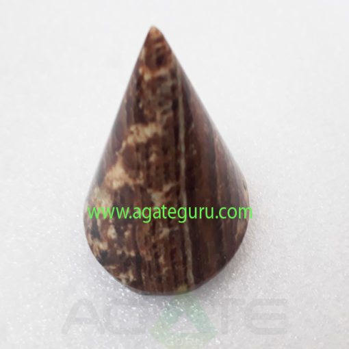 Aragonite-Natural-Gemstone-Cone-Pyramid