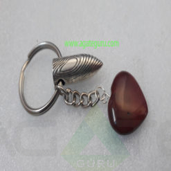 Bullet-with-jesper-Gemstone-Heart-Key-Ring
