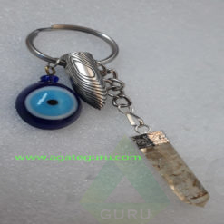 Crystal-Quartz-Orgonite-Pencil-With-Bullet-Keychain