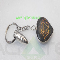 Natural-Agate-Key-Ring