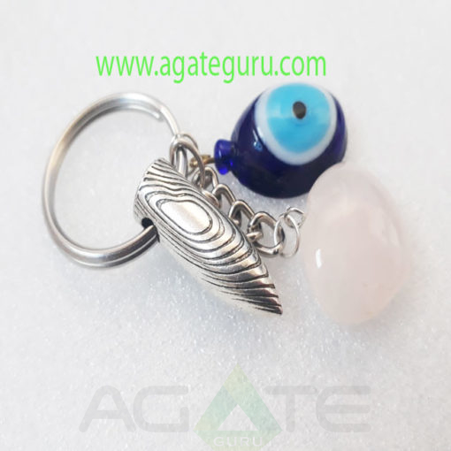 Rose-Quartz-Heart-Wirg-Dragon-Eye-Keychain