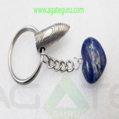 Sodalite-Mini-Heart-Key-Ring