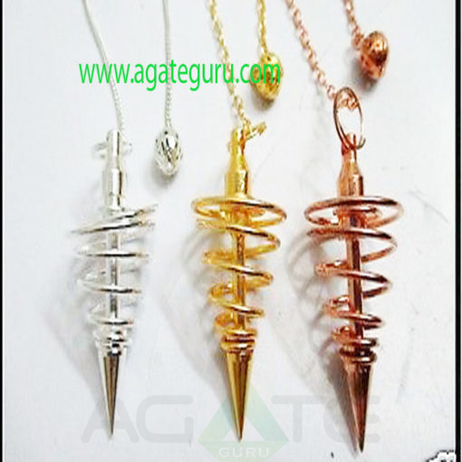 Vortex-Pendulum-Spiral-Copper-Gold-Silver