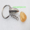 Yellow-Aventurian-Heart-With-BUllet-Key-Ring