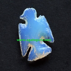 Opalite Latest Carved Hawk Shaped Arrowheads | Agateguru Exports | India