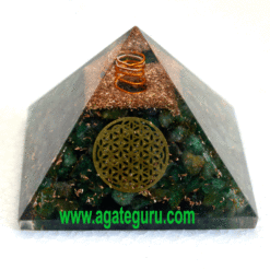 Blood Stone Orgone Healing Pyramid