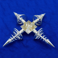 Silver Coil Crystal Pyramid Energy Generator