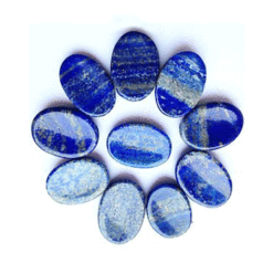 Lapis Lazuli Agate Thumb Palm Stone