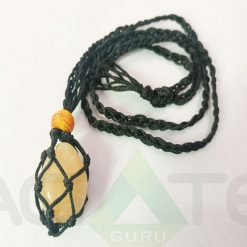 Tutorial Crystal Macrame Interchangeable Pouch Necklace
